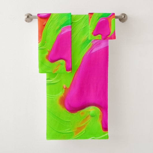 Levendige Kleurfusie Bad Handdoek (Insitu)