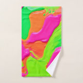 Levendige Kleurfusie Bad Handdoek (Handdoek)