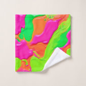 Levendige Kleurfusie Bad Handdoek (Wasdoekje)