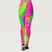 Levendige Kleurfusie Leggings (Achterkant)