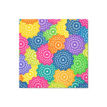 Levendige kleurrijke Abstracte bloemen