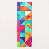 Levendige kleurrijke Abstracte patronen Yogamat (Voorkant)