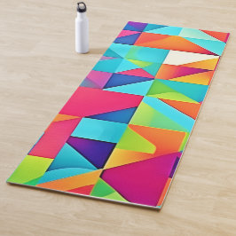 Levendige kleurrijke Abstracte patronen Yogamat