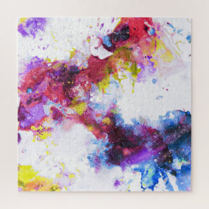 Levendige kleurrijke Abstracte schilderen Legpuzzel