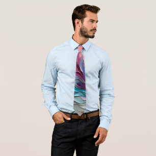 Levendige kleurrijke Abstracte schilderkunst Stropdas