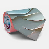 Levendige kleurrijke Abstracte schilderkunst Stropdas (Opgerold)