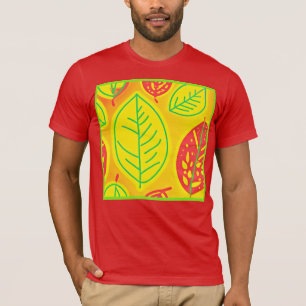 Levendige kleurrijke bladeren Elegance Art T-shirt
