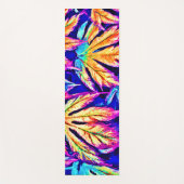 Levendige kleurrijke bladeren patroon yogamat (Voorkant)