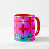 Levendige kleurrijke combo-Mok – Perfect Size, Dig Mok (Voorkant rechts)