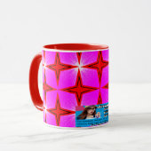 Levendige kleurrijke combo-Mok – Perfect Size, Dig Mok (Voorkant links)