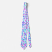 Levendige kleurrijke Funky Boho Groovy Sprinkle Mo Stropdas (Voorkant)