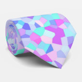 Levendige kleurrijke Funky Boho Groovy Sprinkle Mo Stropdas (Opgerold)