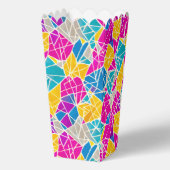 Levendige kleurrijke geometrische vormen bedankdoosjes (Voorkant)