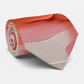 Levendige kleurrijke golvende Abstracte schilderku Stropdas (Opgerold)