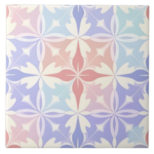 Levendige kleurrijke Indiase kunst geometrisch pat Tegeltje