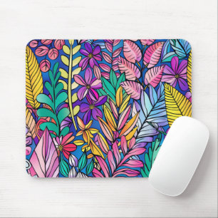 Levendige kleurrijke Natuur mousepad Muismat