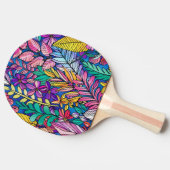 Levendige kleurrijke Natuur Ping Pong Paddle Tafeltennisbatje (Zijkant)