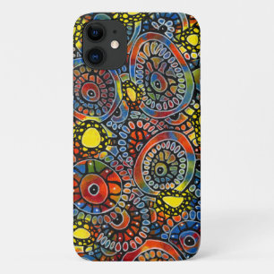 Levendige kleurrijke ovalen Oorspronkelijke Abstra Case-Mate iPhone Case