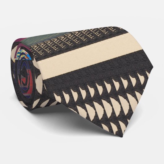 Levendige kleurrijke patroon zuidwestelijke stropd stropdas (Opgerold)
