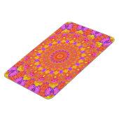 Levendige Kleurrijke Psychedelische Abstracte Kale Magneet (Linkerzijde)