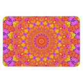 Levendige Kleurrijke Psychedelische Abstracte Kale Magneet (Horizontaal)
