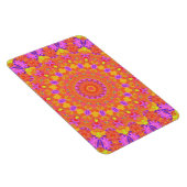 Levendige Kleurrijke Psychedelische Abstracte Kale Magneet (Rechterzijde)