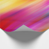 Levendige kleurrijke straling cadeaupapier (Hoek)