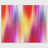 Levendige kleurrijke straling cadeaupapier (Vlak)