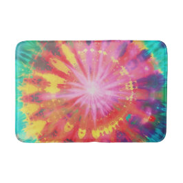 Levendige kleurrijke Stropdas-Dye #1 Badmat