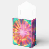 Levendige kleurrijke Stropdas-Dye #1 Bedankdoosjes (Geopend)