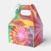 Levendige kleurrijke Stropdas-Dye #1 Bedankdoosjes (Achterkant)