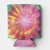 Levendige kleurrijke Stropdas-Dye #1 Blikjeskoeler (Achterkant)