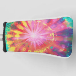 Levendige kleurrijke Stropdas-Dye #1 Golfheadcover