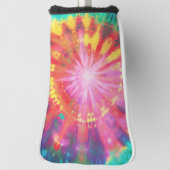 Levendige kleurrijke Stropdas-Dye #1 Golfheadcover (Draai 90)
