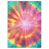 Levendige kleurrijke Stropdas-Dye #1 Klembord (Achterkant)