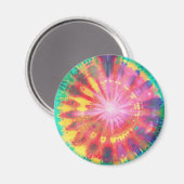 Levendige kleurrijke Stropdas-Dye #1 Magneet (Voorkant / Achterkant)