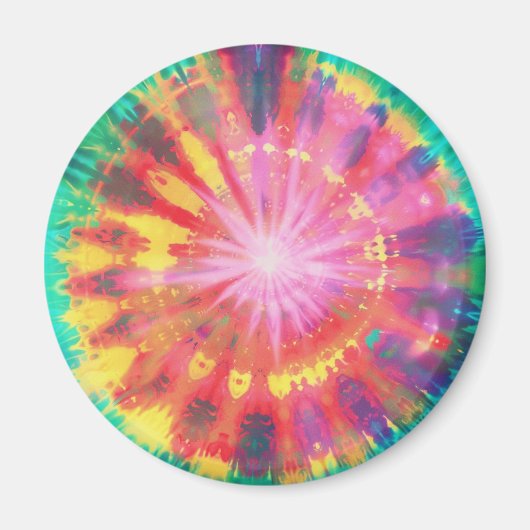 Levendige kleurrijke Stropdas-Dye #1 Magneet (Voorkant)