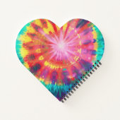 Levendige kleurrijke Stropdas-Dye #1 Notitieboek (Achterkant)