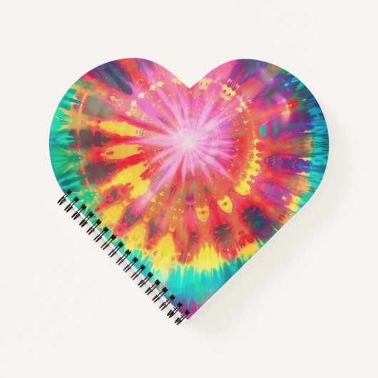 Levendige kleurrijke Stropdas-Dye #1 Notitieboek (Voorkant)