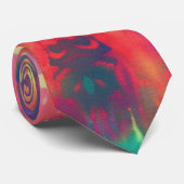 Levendige kleurrijke Stropdas-Dye #1 Stropdas (Opgerold)