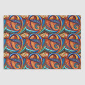 Levendige kleurrijke SWirls Tissuepapier (Voorkant)