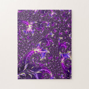 Levendige Kleurrijke Trippy Groovy Boho Spiraal Fr Legpuzzel