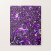 Levendige kleurrijke Trippy Groovy Boho Spiral Fra Legpuzzel (Verticaal)