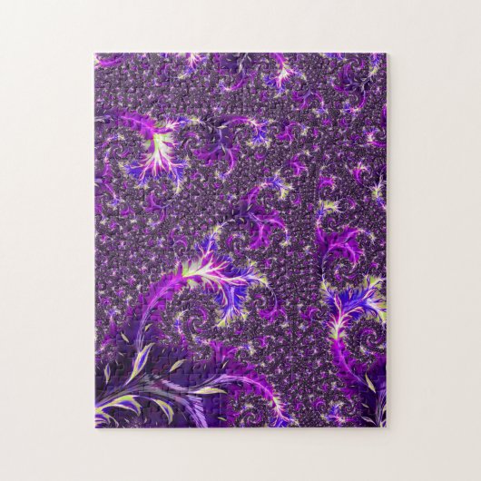 Levendige kleurrijke Trippy Groovy Boho Spiral Fra Legpuzzel (Verticaal)