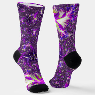 Levendige kleurrijke Trippy Groovy Boho Spiral Fra Sokken