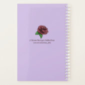 Levendige kleurrijke vlinders planner (Achterkant)