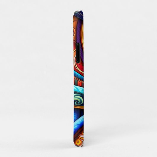 Levendige kleurrijke wervelingen Case-Mate iPhone case (Achterkant/rechts)