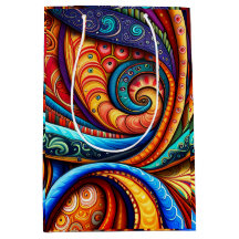 Levendige kleurrijke wervelingen