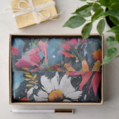 Levendige kleurrijke Wildflower Print Tissuepapier (Geschenk)