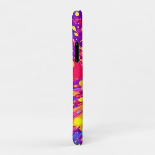 Levendige kleurspatten Case-Mate iPhone case (Achterkant/rechts)